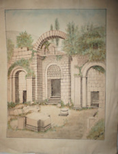 GRAND DESSIN AQUARELLE