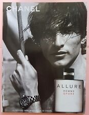 CHANEL parfum Allure sport Homme  - PUBLICITE 2004 -   Print AD 829