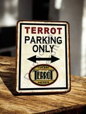 plaque métal vintage Terrot