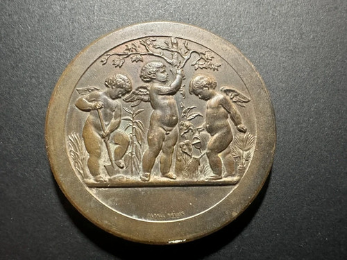 Médaille bronze anges - médaille, en