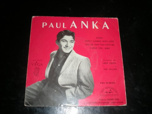 Vinyle paul anka - ep,
