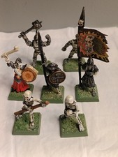 Warhammer Armée Des Morts Vivants Lot De 6 Figurines Games Workshop Oop. Métal  