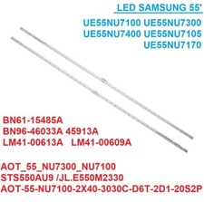 NEW SAMSUNG LED KIT UE55NU7100 UE55NU7300 UE55NU7400 UE55NU7105 UE55NU7670