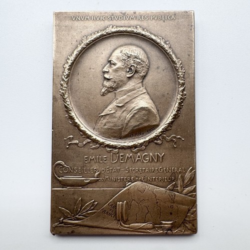 Rare plaque médaille bronze - plaque,