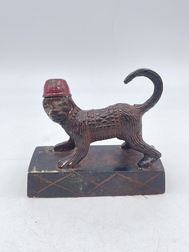Réf 477 ancien chat - chat, plomb