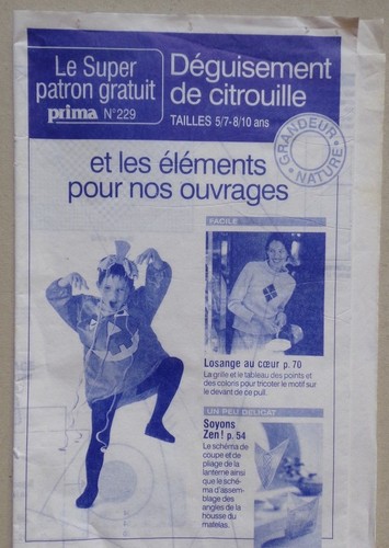 Patron prima 229 enfant - patron,
