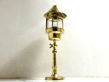 Lampe à montage sur poteau réglable extérieur cloisonné en laiton déco mariti...