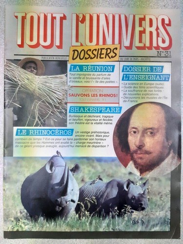 Revue dossiers tout univers - tout, l'univers