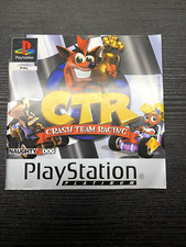 NOTICE SEULE Crash Team Racing CTR Sony PS1 Playstation 1