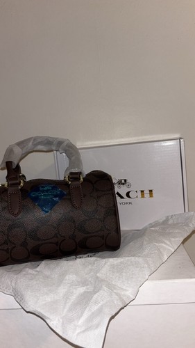 Sac coach couleur café - sac,