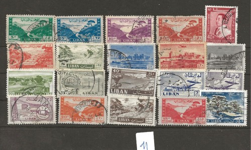 Liban anciens timbres - liban,