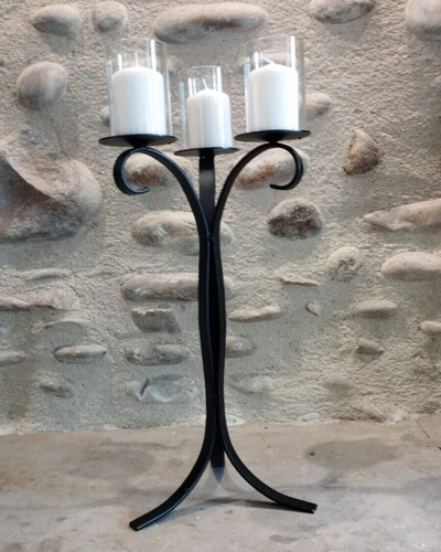 Candélabres fer forgé - 24,