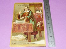 CHROMO CHOCOLAT POULAIN 1900-1905 ECOLE BON-POINT EVANGELISTA TORRICELLI