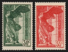n°354/355, Victoire de Samothrace, neufs ** sans charnière - TB