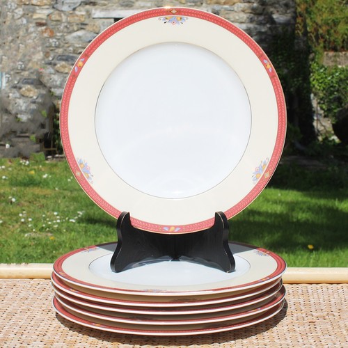 Lot assiettes plates en - de, 6