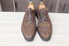 CHAUSSURE CROCKETT&JONES "EXMOOR" NUBUCK 8,5 E 42,5 EXCELLENT ETAT MEN'S SHOES