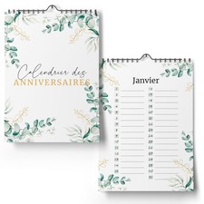Calendrier des anniversaires
