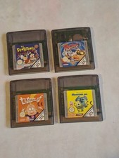 Lot Jeux Video Nintendo Game Boy Color Flintstones Titeuf Disney Looney Tunes
