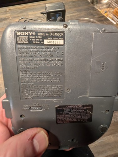 Sony discman e456ck - sony,