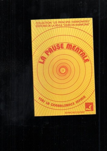 Livre ancien pause mentale - pause,