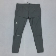 Leggins Short Running Course Odlo Femme 2XL Noir Polyester Cordon