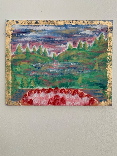 Tableau acrylique paysage - tableau,