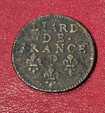 LOUIS XIV liard de France 1698 P Dijon 1698