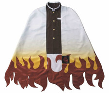 Veste de costume USJ Demon Slayer Kyojuro Rengoku Haori taille adulte du Japon