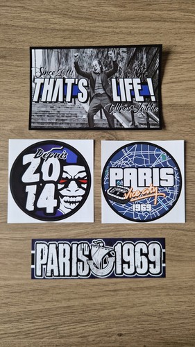 Lot autocollants paris fc - paris,