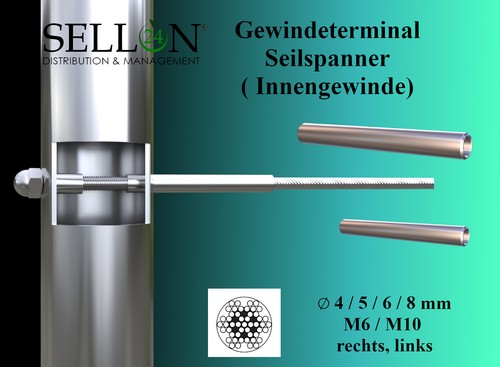 Filetage femelle litzenclip - le,