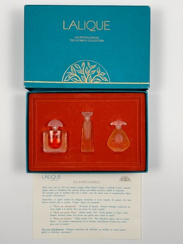 Lalique coffret flacons à - -,