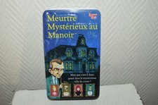 JEU DE SOCIETE  MEURTRE MYSTERIEUX AU MANOIR   UNIVERSITY GAMES