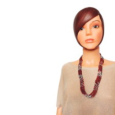 Collier sautoir multirang en