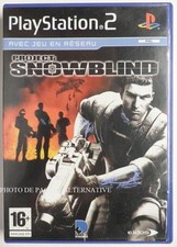 COMPLET jeu PROJECT SNOWBLIND sur playstation 2 PS2 en francais juego gioco TBE