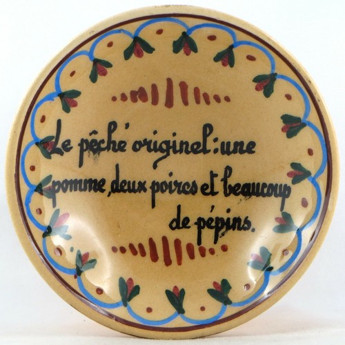Coupelle parlante faïence - coupelle,