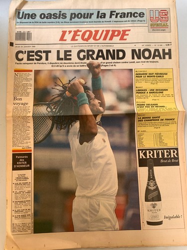 Equipe journal 01 - l'equipe, 25/01/1990