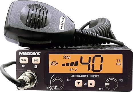 President adams fcc radio - president, cb