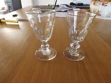 2 verres soufflés Louis