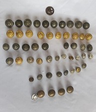 LOT 51 BOUTONS UNIFORME TROUPE MARINE ARMEE FRANCAISE - GENIE MILITAIRE