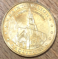 MDP 2007 SAINT-ÉMILION L'ÉGLISE MÉDAILLE MONNAIE DE PARIS JETON MEDALS COINS