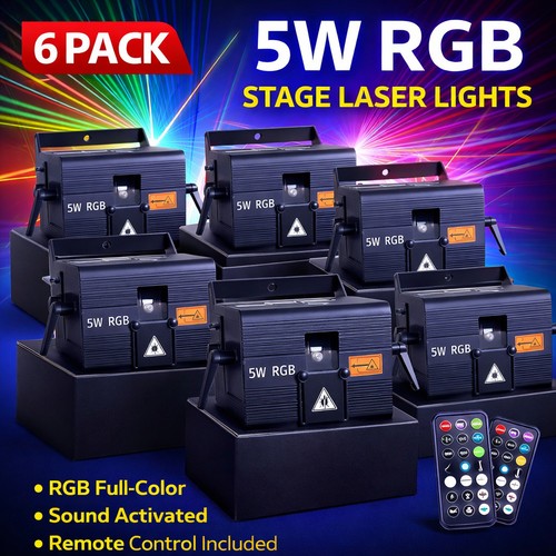 6pcs ios android rgb - 6pcs, 5w