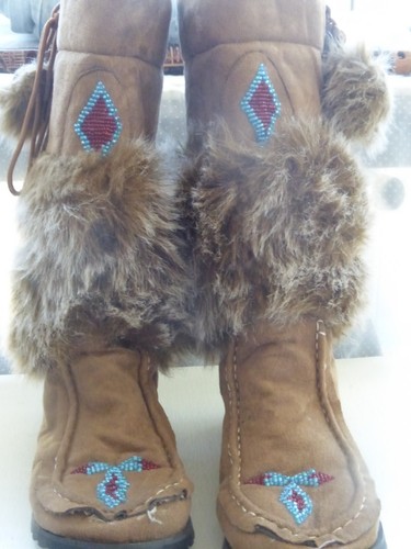 Bottes couleur marron cannelle - bottes,