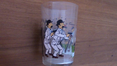 Tintin herge verre 1974 - tintin,