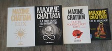 MAXIME CHATTAM - LOT DE 4