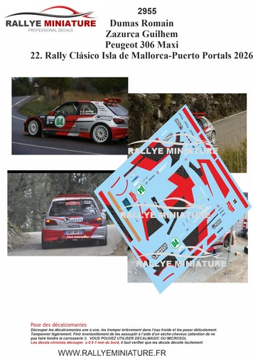 Decals ref 2955 peugeot - decals,