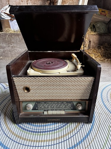 Grammont tourne disque vintage - grammont, tourne-disque