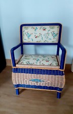 coffre à jouets bois et scoubidou