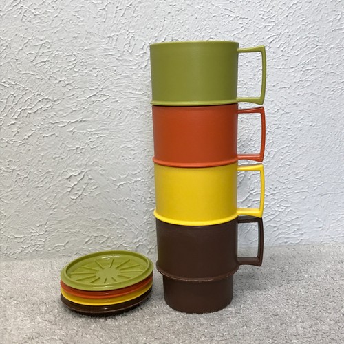 Vintage tupperware stacking - tupperware,