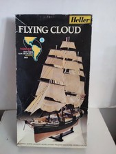 MAQUETTE HELLER   BATEAU VOILIER FLYING CLOUD  1 /200 COMPLET VINTAGE