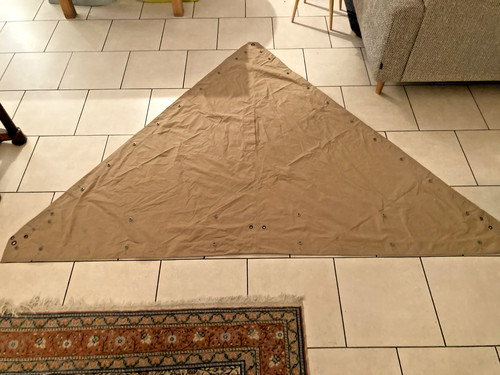 Toile tente poncho ar - tente,